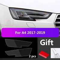 Corcoransu ฟิล์มป้องกันไฟหน้ารถยนต์ 2 ชิ้น สำหรับ Audi A6 B8 B9 A4 C7 C8 A3 A5 Q7 Q5 Q3 Q2 สติกเกอร์