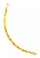TOMEI TOMEI Dense Minimalist Chain Link Bracelet, Yellow Gold 916