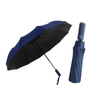 【小麥購物】八骨黑膠自動傘(自動傘 遮陽傘 晴雨傘 兩用傘 加大自動傘 折疊傘 雨傘 傘 8骨)