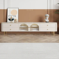 Luxurious Wooden TV Stands White Mobile Italian Console Table TV Stands Cabinet Muebles Salon Tv Conjunto Bedroom Furniture