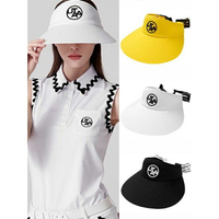 原單UTAA高爾夫球帽女22款防紫外線大簷帽簡約字母golf無頂防晒帽