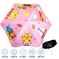 兒童圓角反光雨傘-玩具總動員-粉