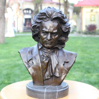 Copper crafts Beethoven characters Home Furnishing Bronze Statue Decor furnishings musicians boutique gift ornaments