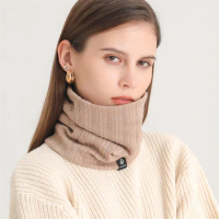 New Design Fashion Ring Scarf Muffler Women Snood Downy Thick Neck Winter Warm Female Wraps Unisex Solid Men Outdoor 2023