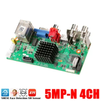 DVR 4CH 5 in 1 CCTV Dvr Recorder Board TVI CVI AHD CVBS AHD Camera Digital Video Recorder XMEYE CCTV System Support 2MP 5MP