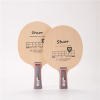 Stuor Table Tennis Blade Hinoki Wood Ping Pong Racket 5 Layers With Built-in Carbon Fiber Paddle Racket for Fast Attack