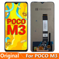 For Xiaomi Poco M3 LCD Display Screen Touch Panel Digitizer M2010J19CG M2010J19CT LCD For Poco M3 Pro LCD