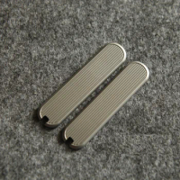1 Pair Custom Made DIY Ti Knife Handle Scales for 58 mm Victorinox Swiss Army Knives