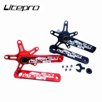 Litepro EDGE Integrated Hollow Folding Bike Crank 412 Modified 170MM Crankset BMX Bicycle Chainwheel Parts