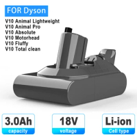 FOR Dyson V10 Slim vacuum cleaner handheld battery dysonV10Slin Dyson SV10 Lightweight rechargeable vacuum cleaner battery