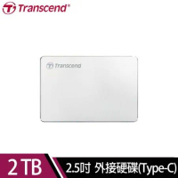 【快速到貨】創見Transcend StoreJet 25C3S 2TB 2.5吋Type-C外接硬碟*