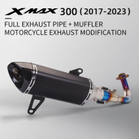 For XMAX300 XMAX250 Full motorcycle Exhaust Muffler System 51mm Exhaust Muffler motorcycle Exhaust Muffler