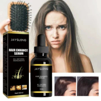 Ginger Black Castor Oil Nourishes Hair Growth Skin Massage Hair Loss Essential Oil Eyebrows Growth Hair Tonic Oil for Men Women