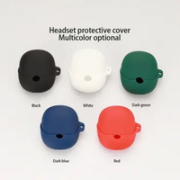 Dustproof Silicone Case New Anti-fall Washable Earbuds Sleeve Soild Color Buds Cover for Anker Soundcore VR P10 Home/Travel