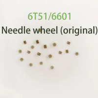 Watch movement accessories original suitable for Citizen women's 6601 movement needle wheel 6T51 parts splash needle wheel
