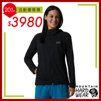 【Mountain Hardwear】Kor AirShell Hoody Women 空氣感超輕防風連帽外套 黑色 女款 #1985071