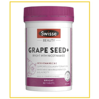 SWISSE 斯維詩煙醯胺亮白煥膚葡萄籽180粒 BEAUTY GRAPE SEED+ BRIGHT WITH NICOTINAMIDE 180 CAPSULES 