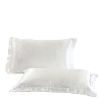Home Decorative Solid Color Satin Bedding Pillow case 48x74 cm Black White Pillow Shams Rectangle Envelope Pillow Cover