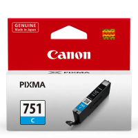 【Canon】官方直營 CLI-751C 原廠藍色墨水匣(適用：MG5470/MG5570/MG5670/MG6370/MG7570/MG7170/iX6770)