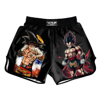 MMA Shorts WuKong Printed Boxing Quick Drying Short Pants Muay Thai Training Shorts Gym Fitness Spor