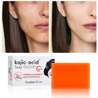 Skin Lightening Kojic Acid Soap Handmade Whitening Soap Bleaching Kojie San Glycerin Soap Deep Cleaning Brighten Skin for Women