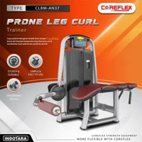 Prone Leg Curl Hamstring Leg Curl Machine Alat Gym Fitness Coreflex CLBM-AN37