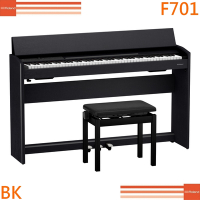 『ROLAND樂蘭』F701 / 一款最適合自己風格的數位鋼琴 黑色款 / 公司貨保固