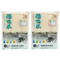 【稻鴨米】上誼稻鴨米有機台南16號白米1.5kg x 2包(白米/有機米)
