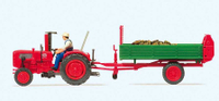 Mini 預購中 Preiser 17940 HO規 肥料灑播 農用拖拉機