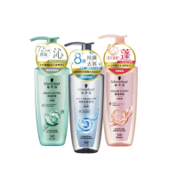 【Schwarzkopf 施華蔻】2入組 洗髮精/潤髮乳400ml 買一送一 蓬蓬瓶(豐盈韌髮/健髮去屑/控油淨源/韌芯修護)