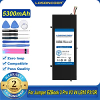 3282122-2S 5300mAh Battery For Jumper EZBook 3 Pro V3 V4 LB10 P313R WTL-3687265 HW-3687265 3587265P 3585269P 7lines and 8lines