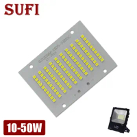 100% Full Power LED Floodlight PCB 10W 20W 30W 50W SMD2835 LED Lamp led PCB board Aluminum plate for led 10 20 30 50W floodlight