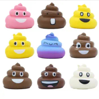 paint squishy Colorful Poo Squishy Slow Rising Kawaii Soft Squeeze Toy Simulation Cream Scented Stress Relief Kid Baby Gift Toy