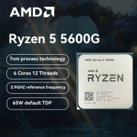 AMD new Ryzen 5 5600G CPU 3.9GHz 6-core 12-thread R5 5600G Integrated Graphics AM4 Processor For B550M Aorus Elite Motherboard