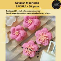 Cetakan Mooncake sakura 50gr