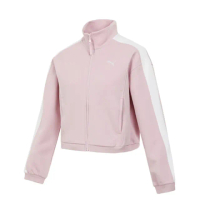 【PUMA】外套 女 運動立領外套 亞規 FEMME 粉 63131190