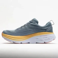 Original Bondi 8 Wide Men Womens Running Shoes Cushioning Marathon Breathable Runner Walking Sport Outdoor Tenis Casual Sneakers