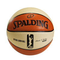 【SPALDING】斯伯丁 WNBA 6片式比賽用球 籃球 6號(美國WNBA女子職業籃賽指定用球)