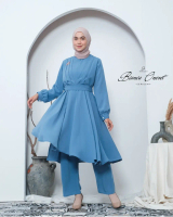 DZEERA - BIANCA ONE SET / tunik celena formal polos remaja