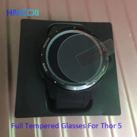 real tempered glasses for thor 5 4g smart watch phone watch wristwatch charger cable magetic 4pin white black charge cables