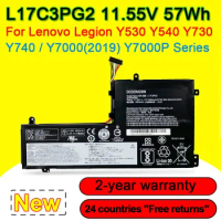 11.55V 57Wh L17C3PG2 Laptop Battery For Lenovo Legion Y530 Y540 Y730 Y740 15ICH,Y7000/Y7000P 2019 L17M3PG2 L17L3PG2 L17L3PG1