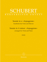 【學興書局】Schubert 舒伯特 Sonata in A minor D 821 中提琴/鋼琴