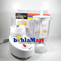 Blender Plastik Omicko BLT120 2in 1 Multifungsi Dan Tebal Anti Pecah Original