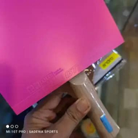 ANDRO GTT 45 - KARET PINGPONG TENIS MEJA SPON TIPIS WARNA BIRU & PINK Merah Muda