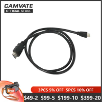 CAMVATE Mini (type C) /1.4V Micro HDMI To HDMI Cable (100mm Long)Male To Male Adapter For HDTV/Camera/ Projector/ Monitor/Tablet