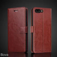 case for Apple iPhone 7 Plus /iPhone 8 Plus card holder cover case Pu leather Flip Cover Retro wallet phone fitted case business