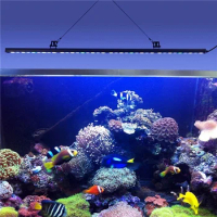 Wifi APP Control Dimmable Adjustable 2ft 3ft 4ft Fish Tanks Sunrise and Sunset Rgbw Marine Bar Reef Led Aquarium Light