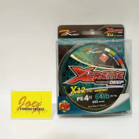 TK XTREME DEEP PE#4 - 64LB 400 METER X12 IDED MULTICOLOUR SENAR PE