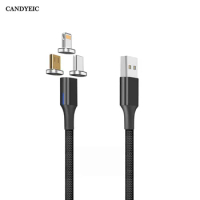 CANDYEIC Quick Charge For Samsung Galaxy A42 Cord For Charging Magnetic USB Cable Mobile Phone Accessories