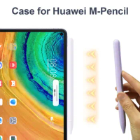 100pcs Anti-scratch Silicone Protective Cover Nib Stylus Pen Case For Huawei M-Pencil Accessorie Pencil Pen For Huawei Mate Pad